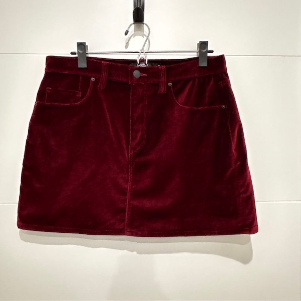 Hudson Viper Velvet Mini Skirt